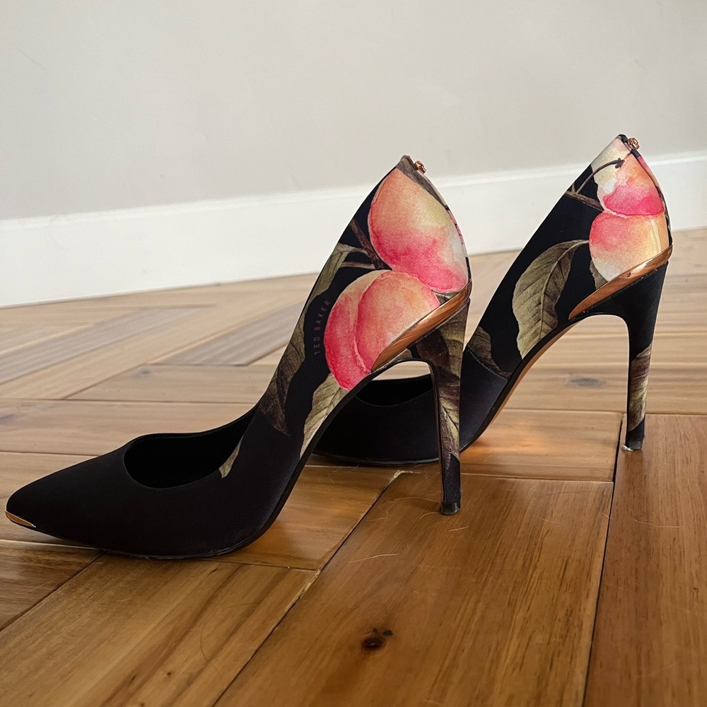 Ted Baker floral heels (Ted size 37.5)